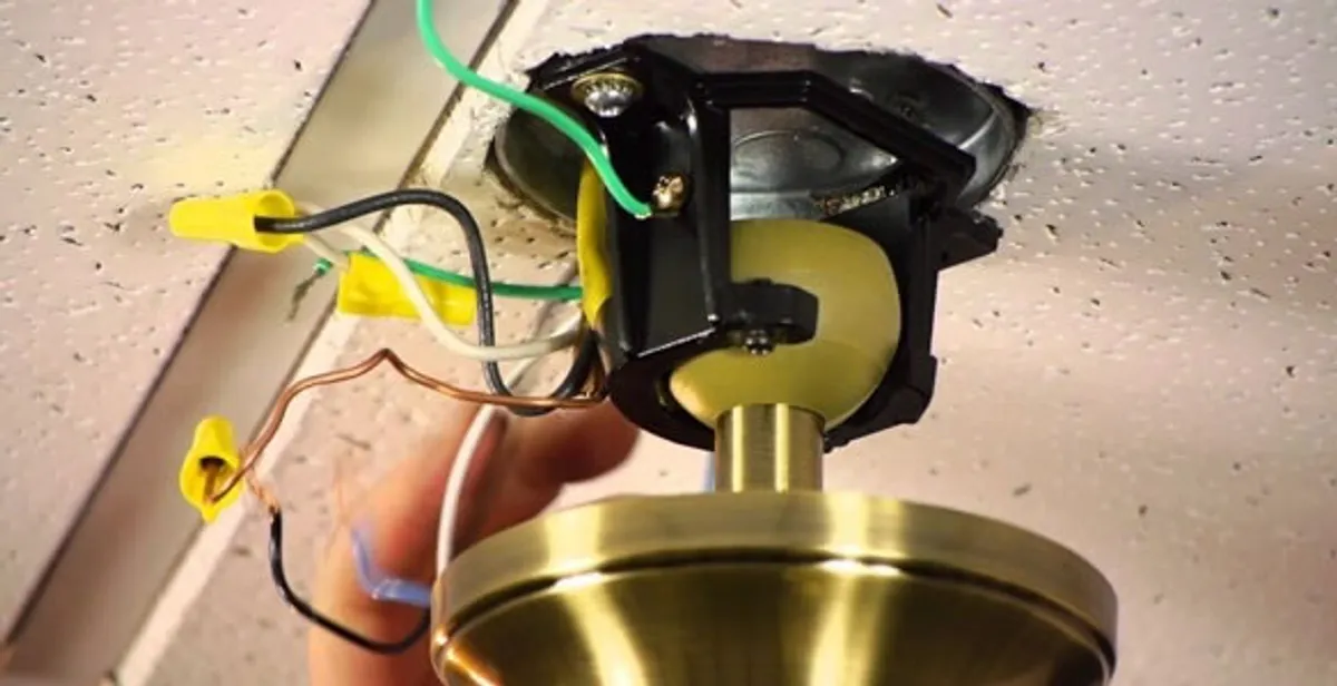 Ceiling fan wiring repair and electrical connection service in St Paul, MN