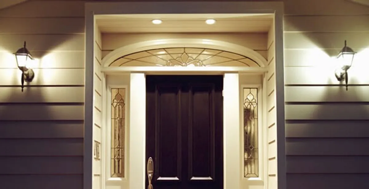 security light installation services with professionally installed entryway lighting in St Paul, MN