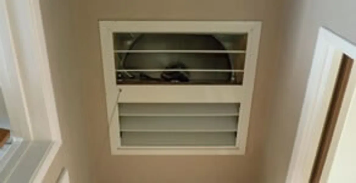 whole house fan installation services with ceiling-mounted ventilation system in St Paul, MN